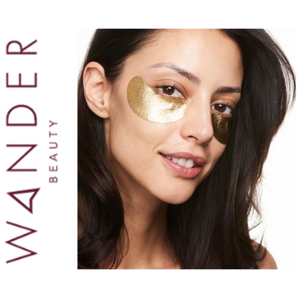 🌸 NIP WANDER BEAUTY BAGGAGE CLAIM GOLD EYE MASK 1 MASK